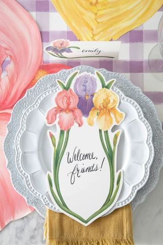 İris Table Card - Pack Of 12