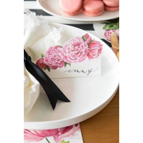 Peony Place Card - Pack Of 12