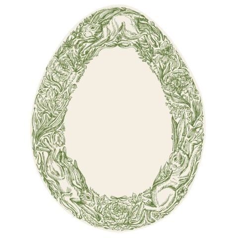 Greenhouse Hares Table Card - Pack of 12