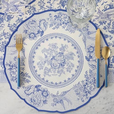Die-Cut Blue Asiatic Pheasants - 12 Sheets