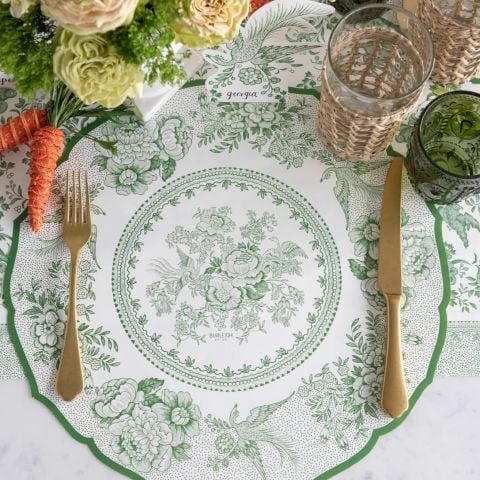 Die-cut Green Asiatic Pheasants- 12 Sheets