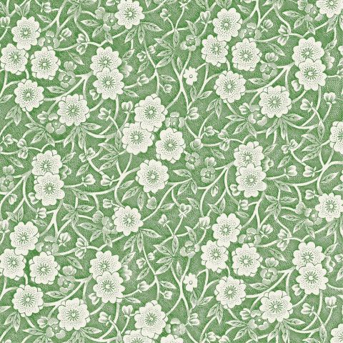 Green Calico Cocktail Napkin - Pack Of 20