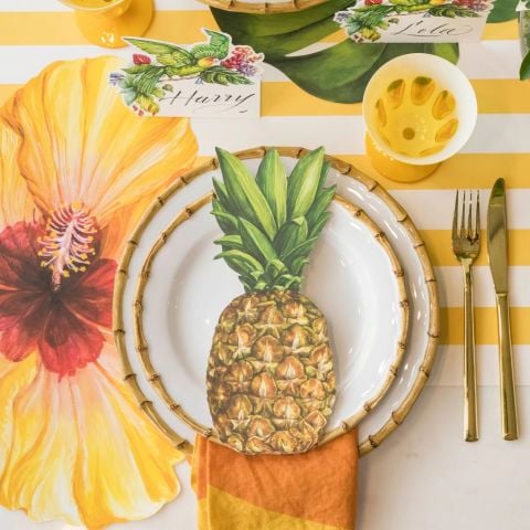 Pineapple Table Accent - Pack Of 12