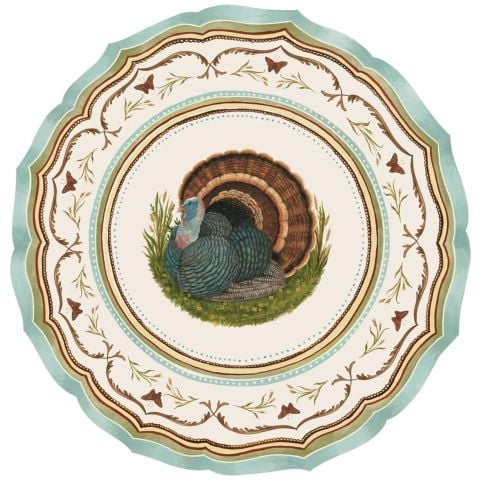 Die Cut Heritage Turkey China 12 Sheets