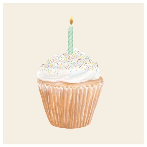 Cupcake Cocktail Napkin pack of 20