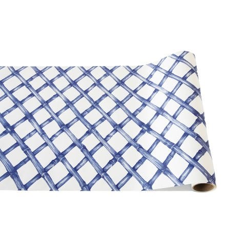 Blue Lattice Runner 20''x25'