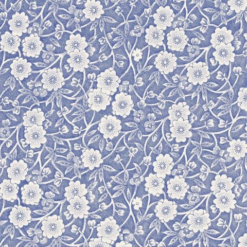 Blue Calico Cocktail Napkin pack of 20