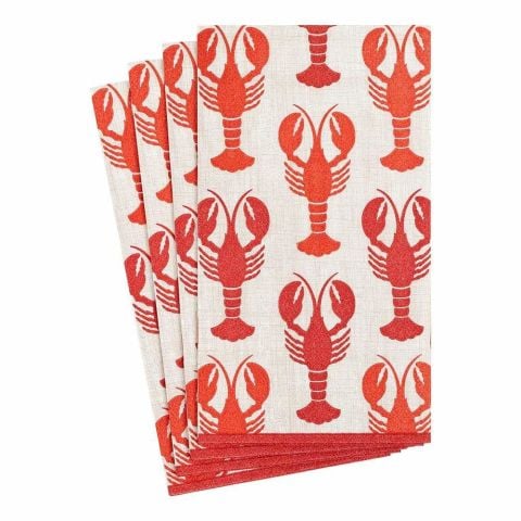 Lobsters Paper Guest Towel Napkins 15 Per Package