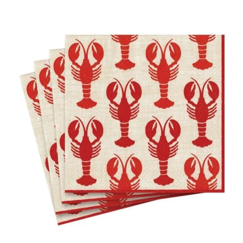 Lobsters Paper Luncheon Napkins - 20 Per Package