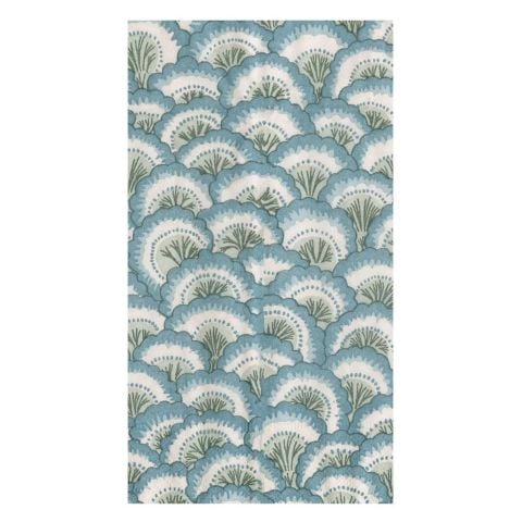 Pontchartrain Scallop Blue Guest Towel Napkins  15 Per Package