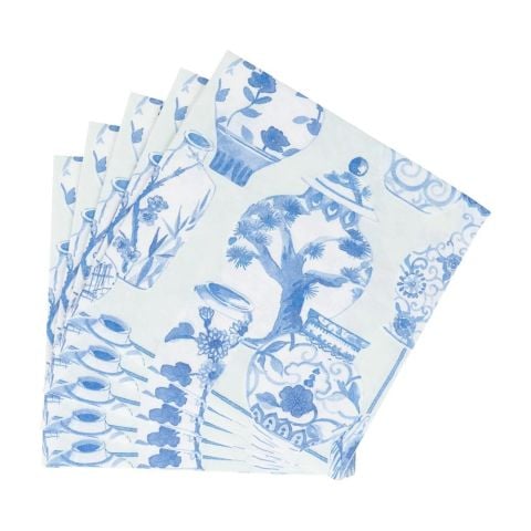 Glazed Porcelain Celadon Paper Linen Luncheon Napkins 15 Per Package