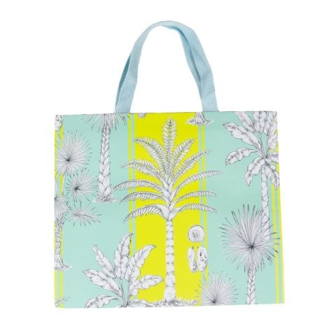 Southern Palms Turquoise & Lime Large Gift Bags  1 Each