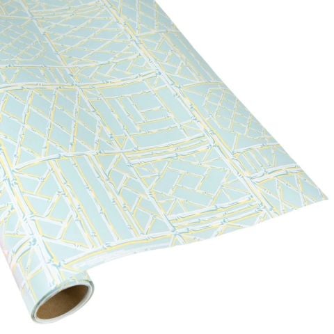 Bamboo Screen in Robin's Egg Gift Wrap 1 Continuous Roll of Wrapping Paper