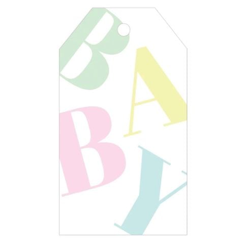 Tossed Baby Classic Gift Tags - 2 Per Package