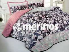 Merinos Yorgan Comforter Set 220X240 Çiğdem Gülkurusu