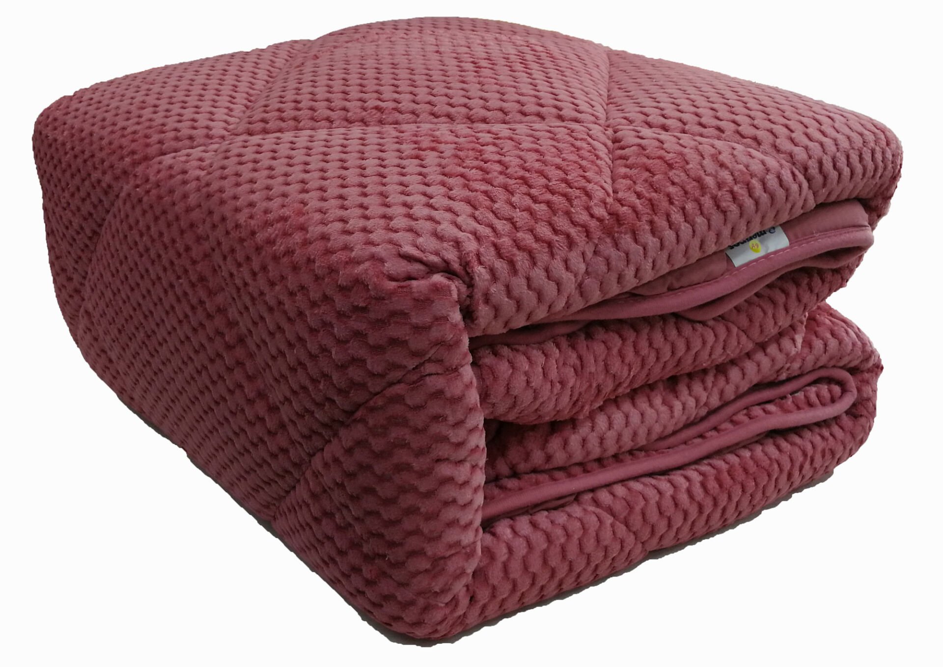 Merinos fashion micro yorgan çift kişilik 195x215 erguvan