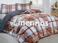 Merinos Yorgan Comforter Set 220X240 Antinon Kırmızı