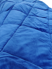 Merinos Yorgan Comforter Set 220X240 Düz Mavi