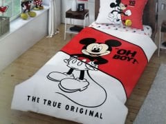 Taç Disney Mickey Tek Kişilik Nevresim Takımı Çek Canlandır
