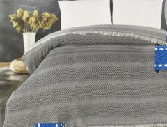İpekçe 4 mevsim pike çift Kişilik 200x240 koyu mavi