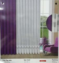 Singe Taç Tül Perde Desen 9137