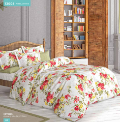 Wella Gül Bahçesi %100 Pamuk Nevresim Takımı