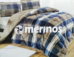 Merinos Yorgan Comforter Set 220X240 Rida İndigo