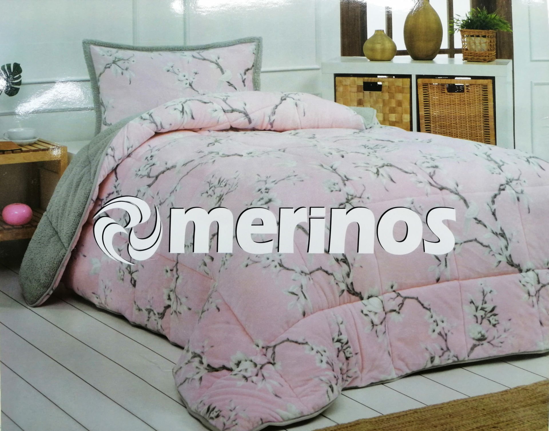Merinos Yorgan Comforter Set 160X240 Eylül Gri