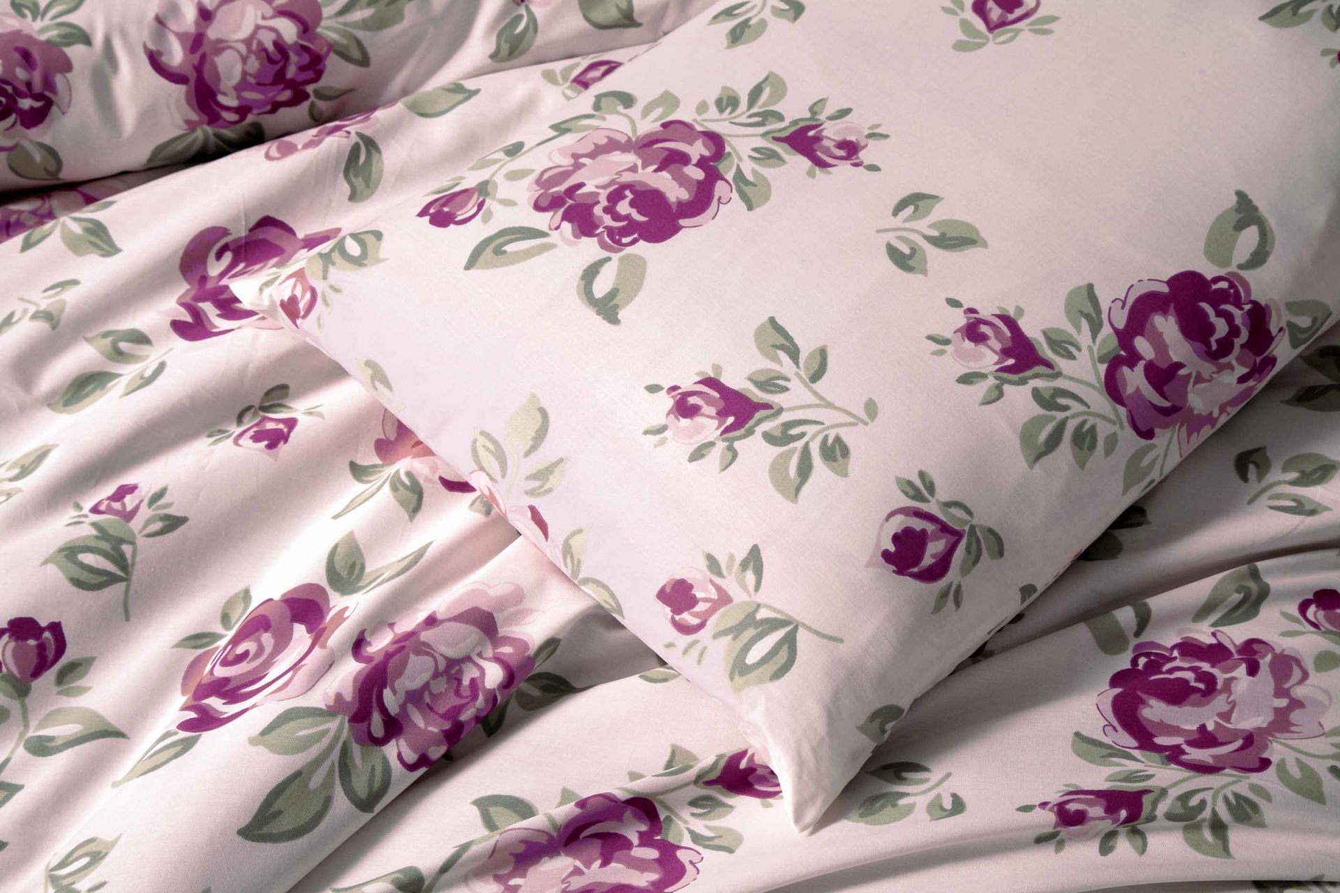 Altınbaşak %100 Pamuk Ranforce T.K. Nevresim Tk. Nowa Pembe