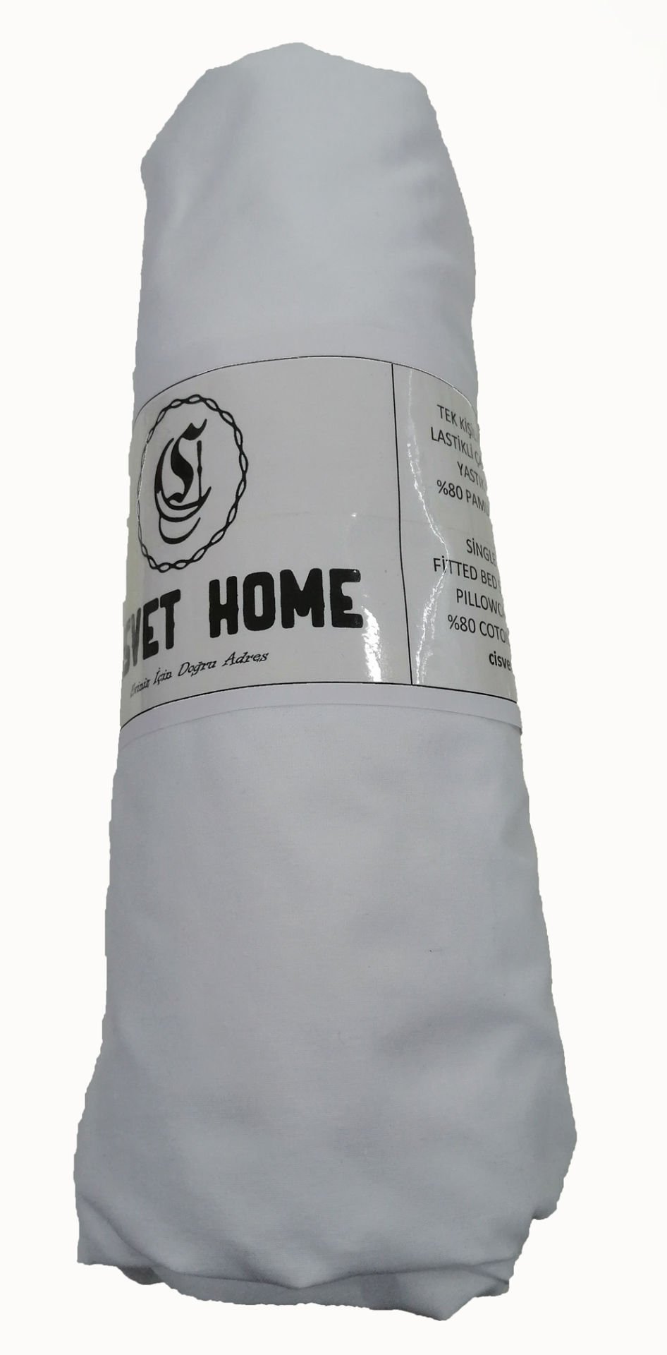 Beyaz Tek Kişilik Lastikli Çarşaf Takımı 100x200x30
