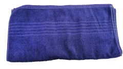 El Yüz ve Baş Havlusu 50x90 Çizgili Eflatun