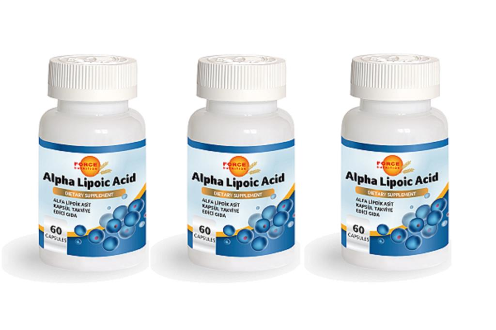 Alfa Lipoik Asit 600 Mg 60 Kapsül 3 Kutu