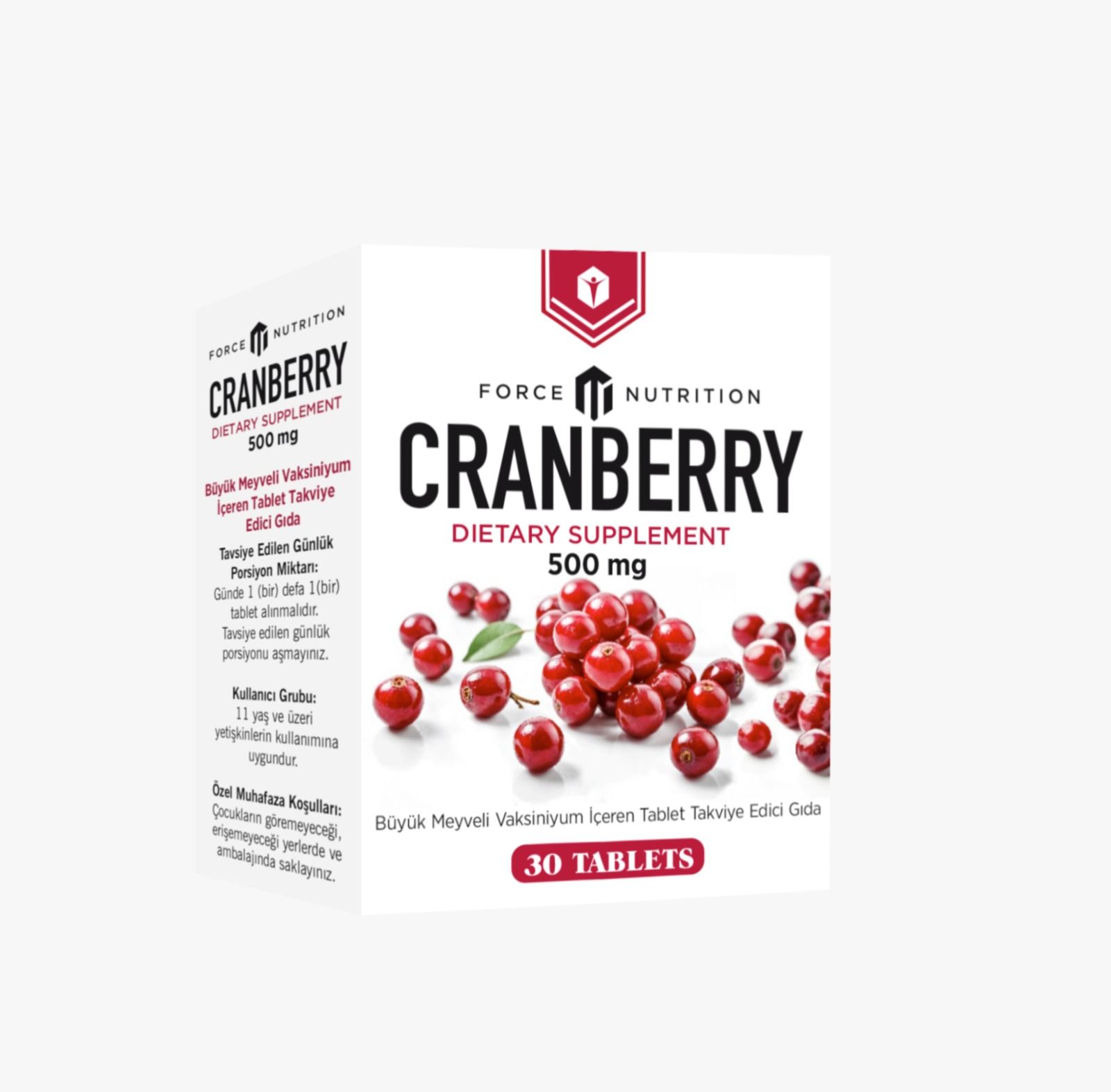 Cranberry 500 Mg 30 Tablet