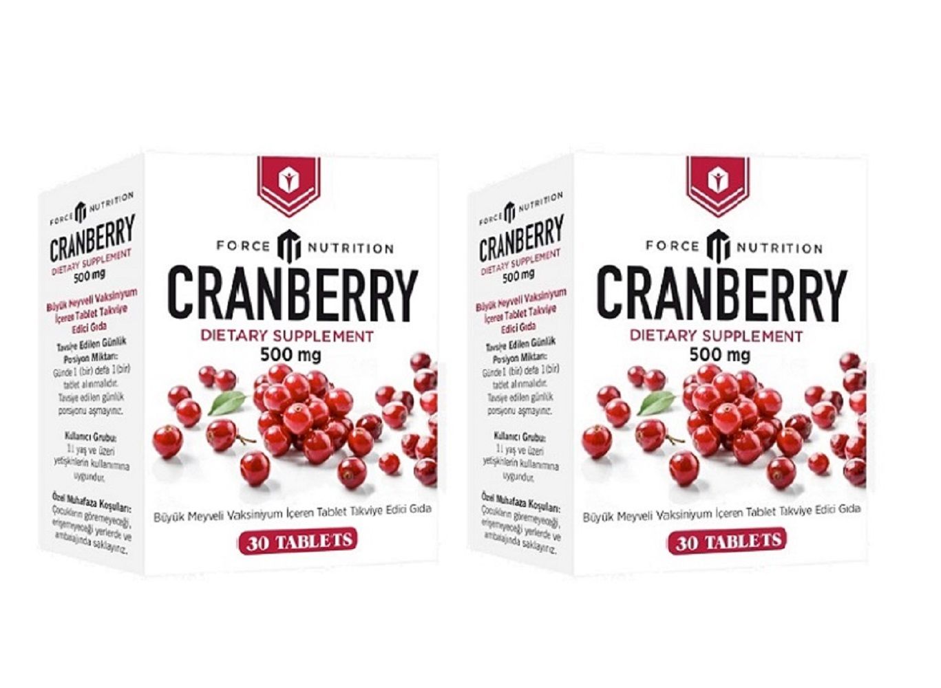Cranberry 500 Mg 30 Tablet | 2 Kutu