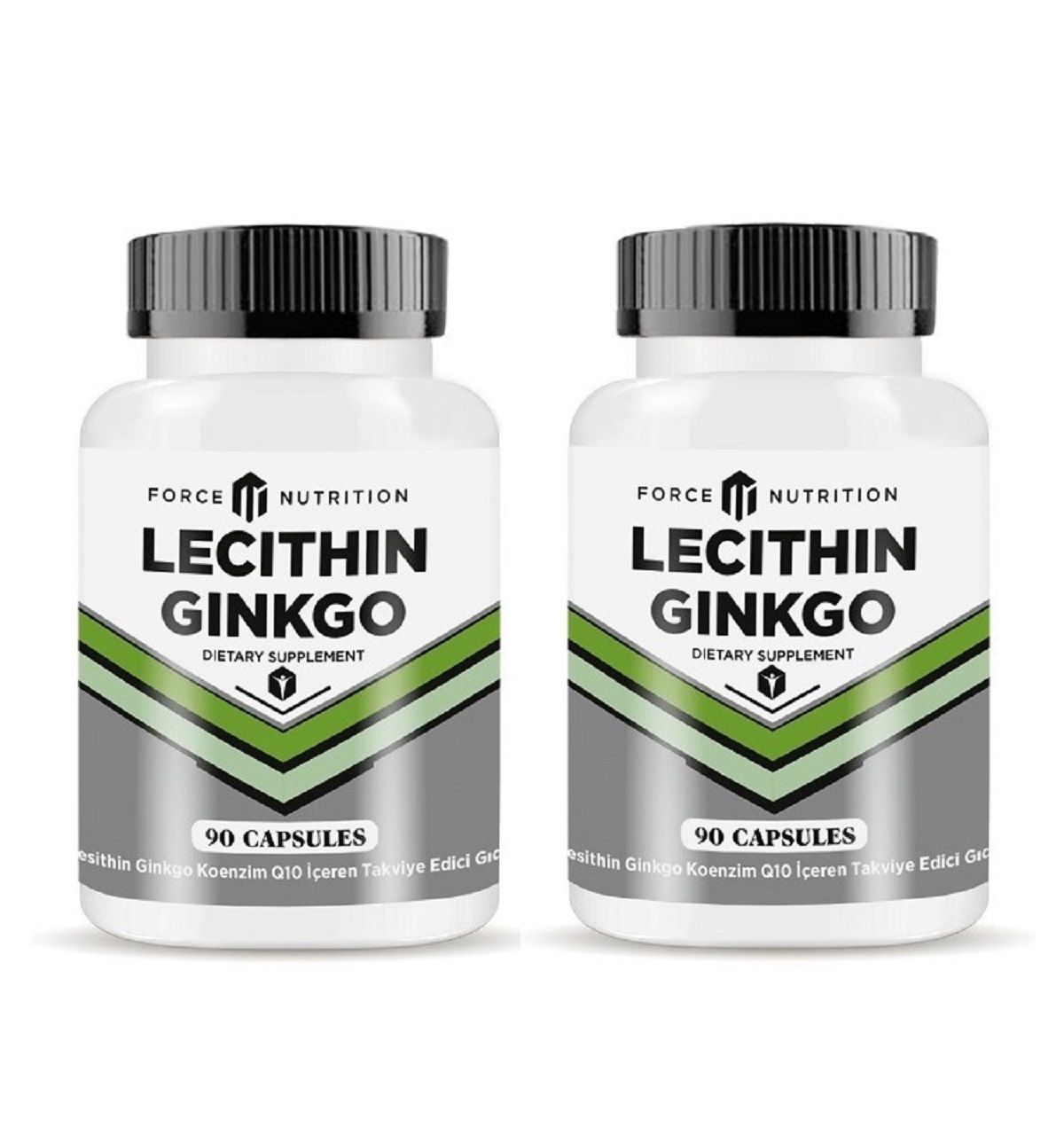 Lesitin Ginkgo Biloba Koenzym Q10 90 Kapsül 2 Kutu