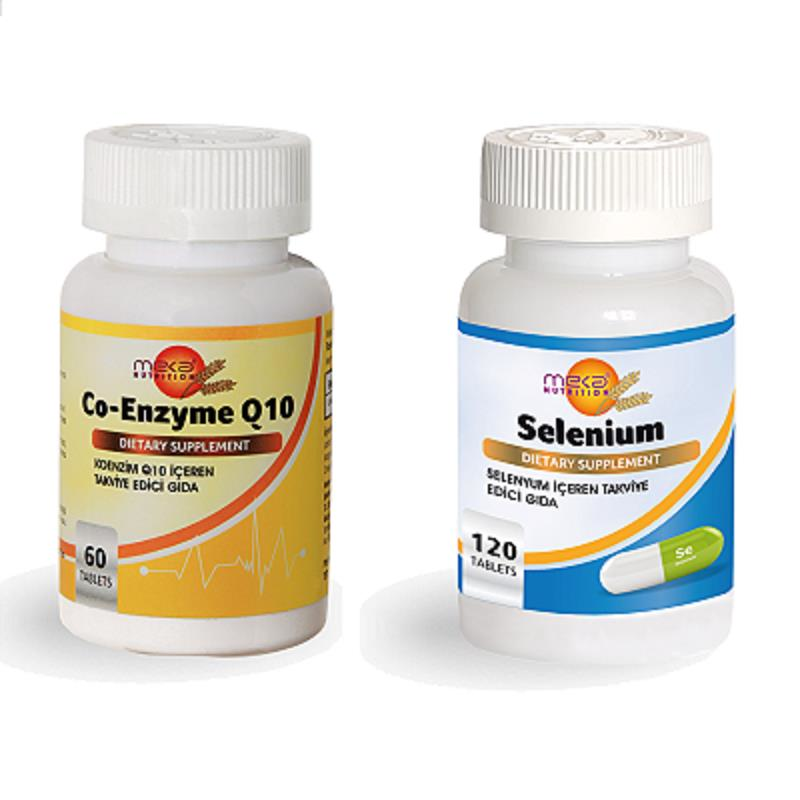 Koenzym Q10 60 Tablet + Selenyum 120 Tablet