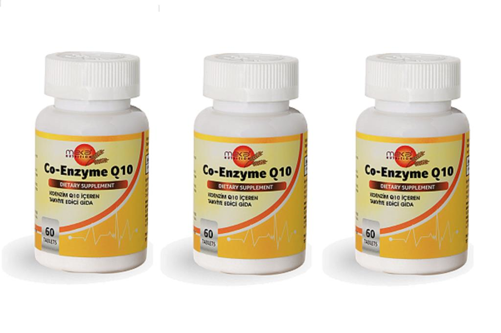 Koenzym Q10 125 mg 60 Tablet 3 Kutu