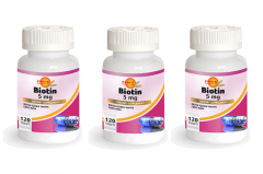 Biotin 5 mg 120 Tablet 3 Kutu
