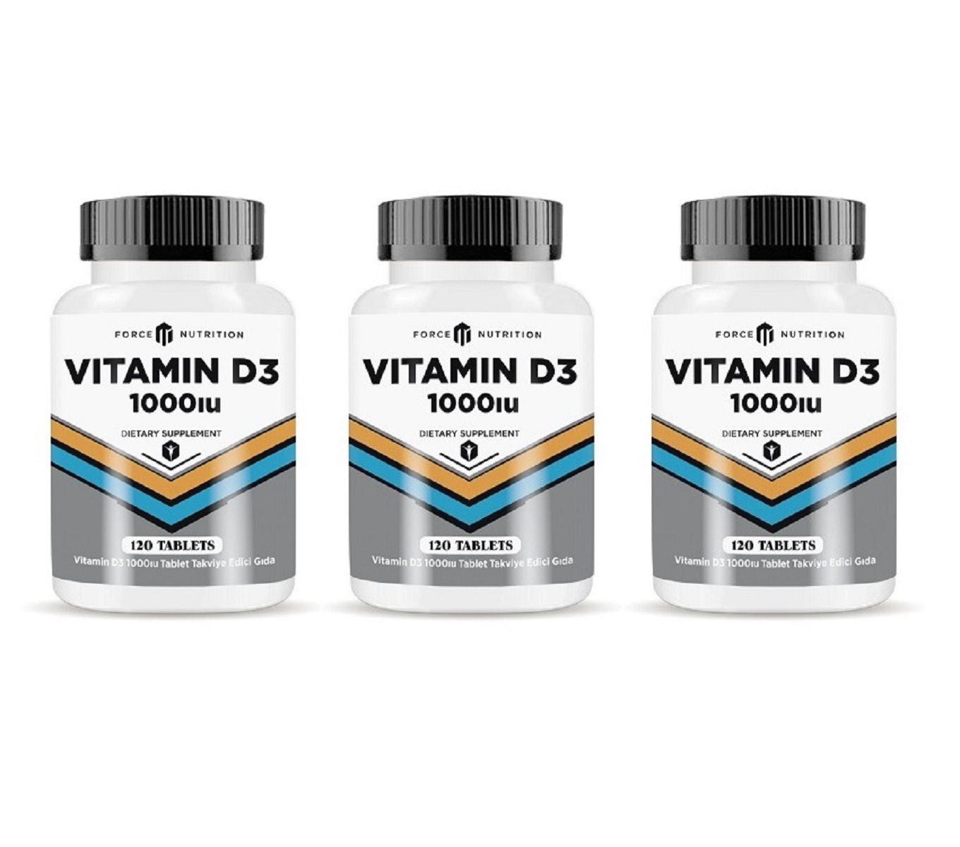 Vitamin D3 1000 IU 120 Tablet 3 Kutu