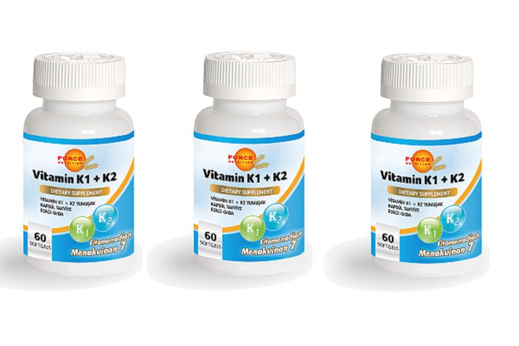 Vitamin K1 K2 60 Softgel 3 Kutu