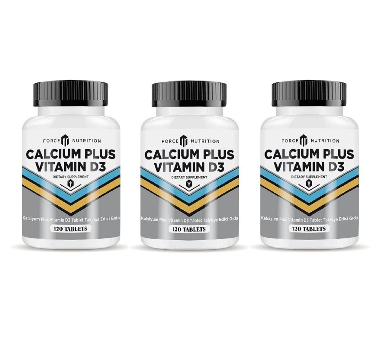 Calcium Plus Vitamin D3 120 Tablet | 3 Kutu