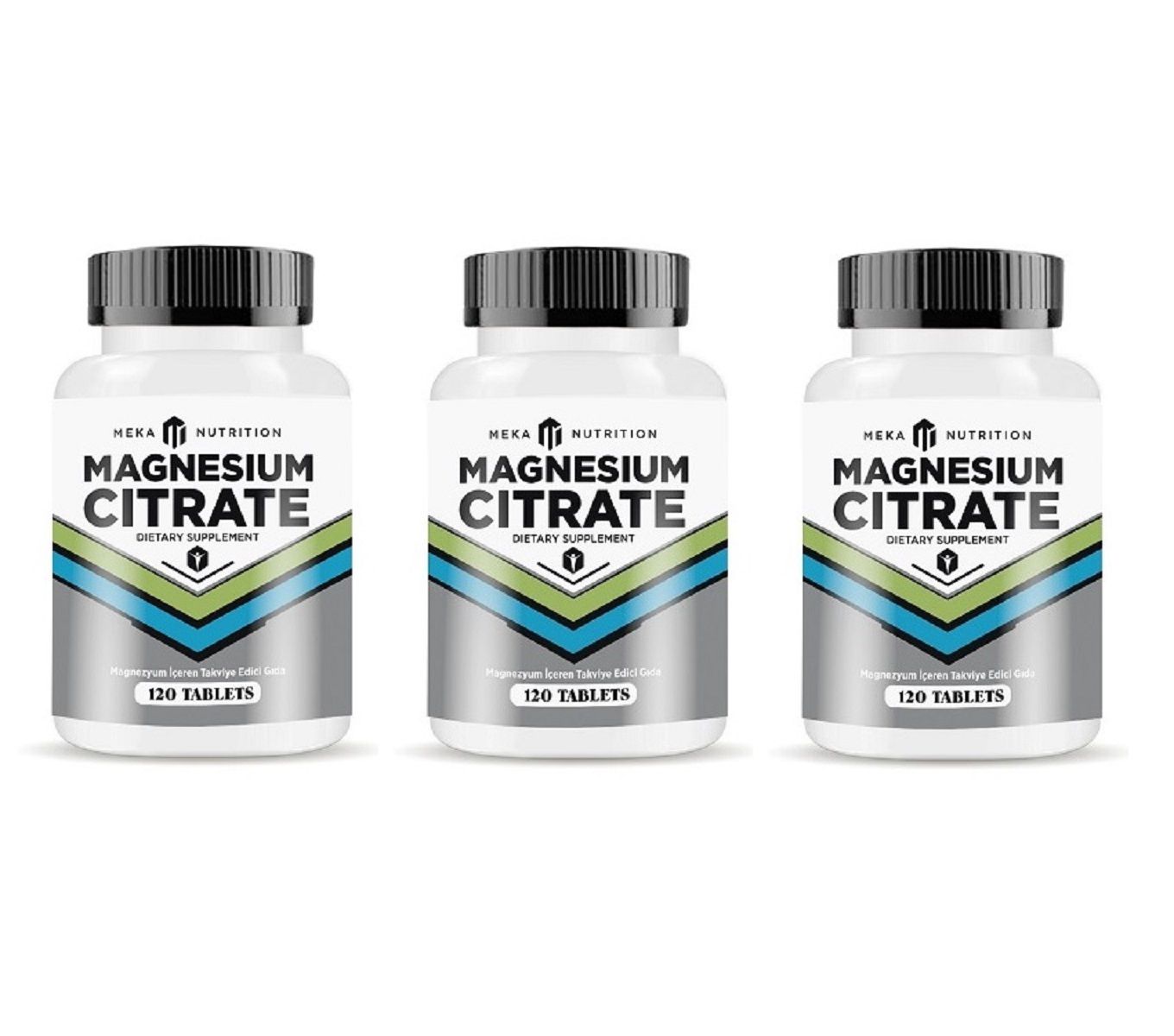 Magnezyum Sitrat ( Magnesium Citrate ) 120 Tablet 3 Kutu