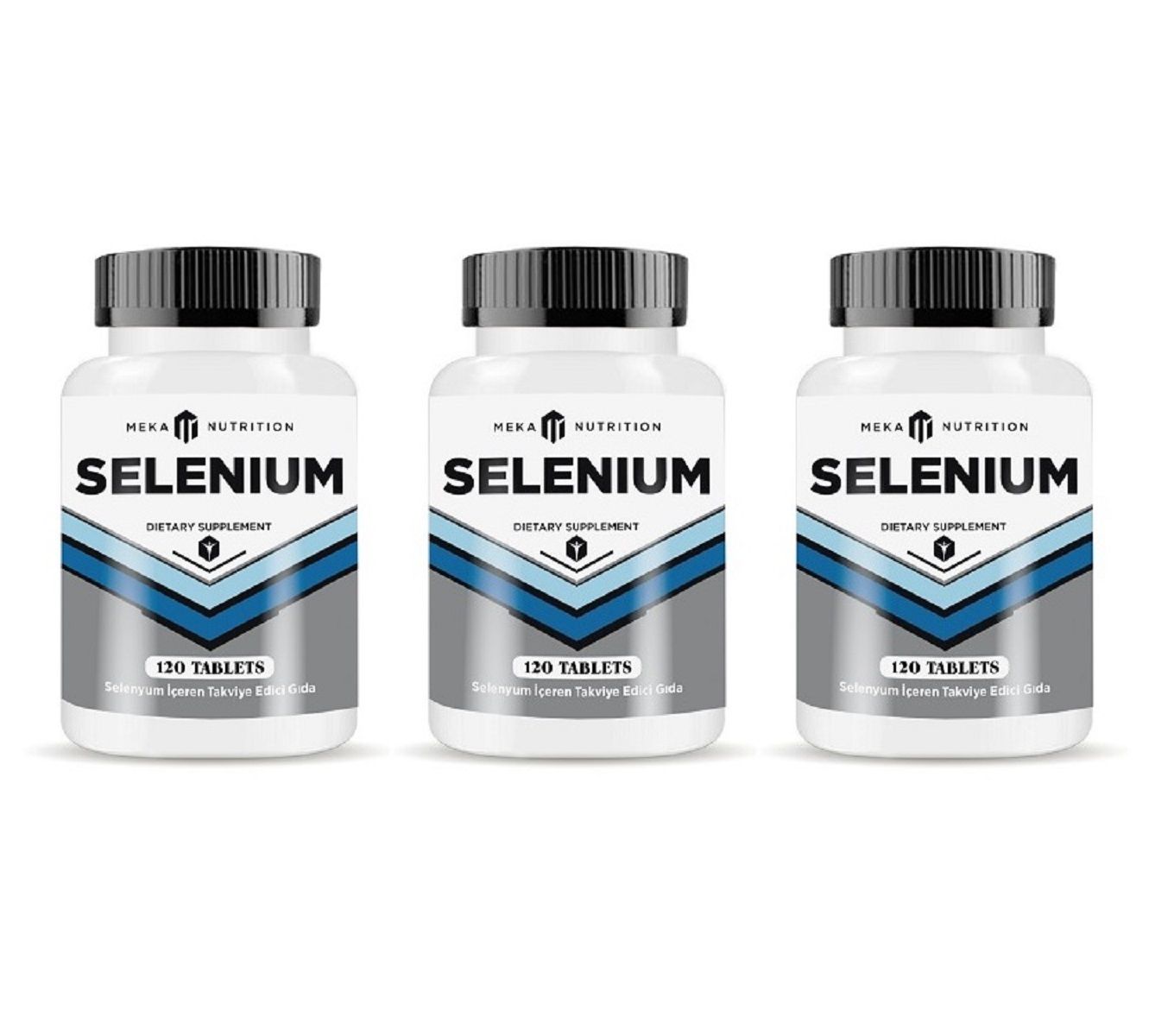 Selenyum 200 mcg 120 Tablet 3 kutu