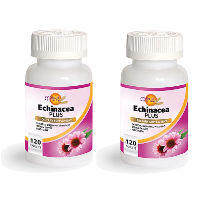 Ekinezya Kuşburnu 120 Tablet 2 Kutu