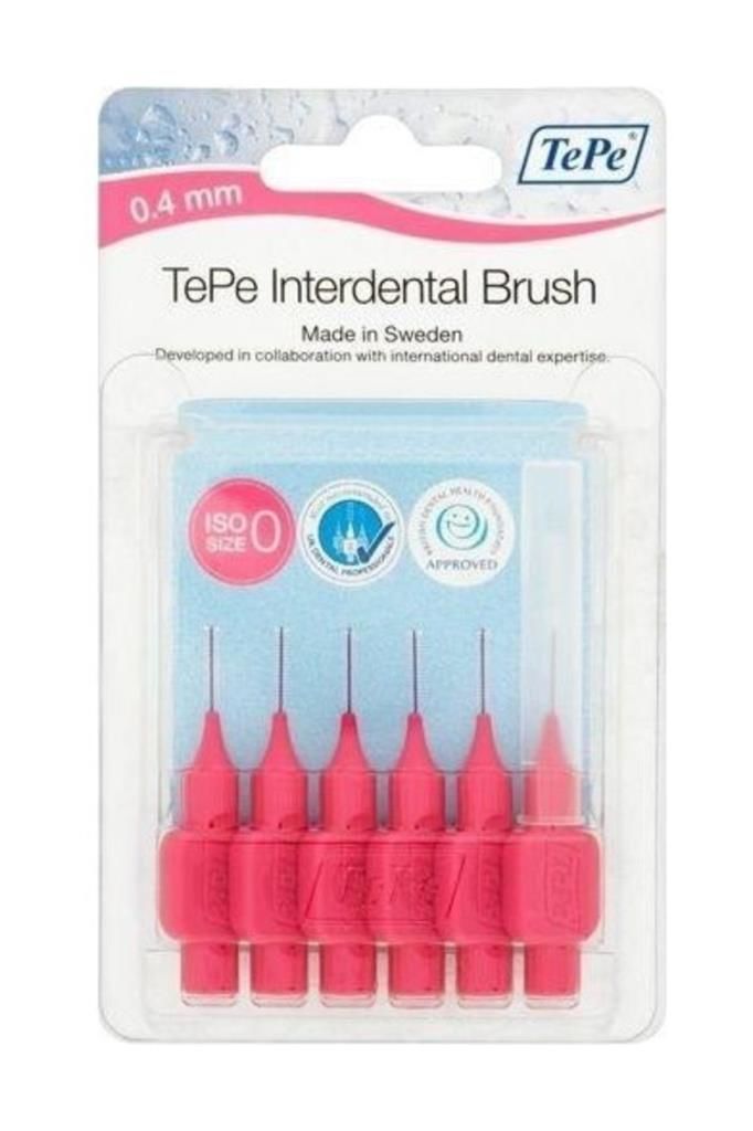 Arayüz Fırçası 6 Lı Blister Pembe 0.4 Mm