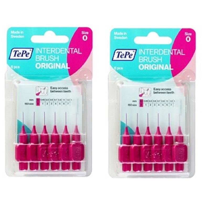 Arayüz Fırçası 6 Lı Blister Pembe 0.4 Mm | 2 Adet