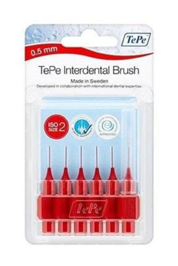 Arayüz Fırçası 6 Lı Blister Kırmızı 0.5 Mm