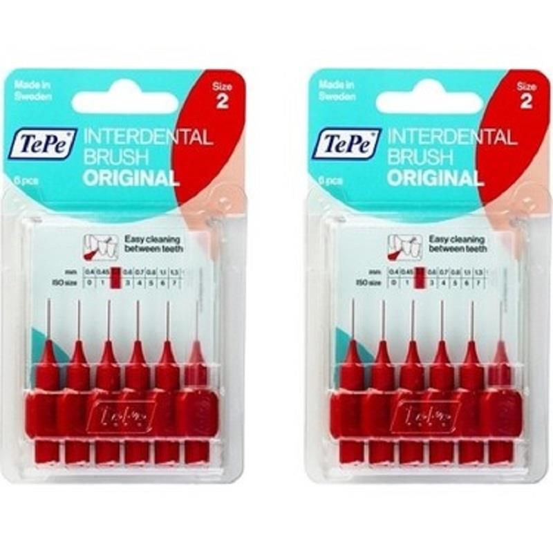 Arayüz Fırçası 6 Lı Blister Kırmızı 0.5 Mm | 2 Adet