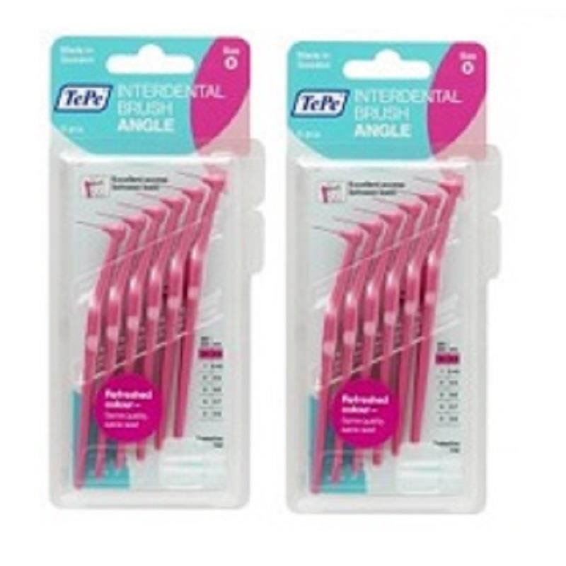 Angle Saplı Arayüz Fırçası 6 Lı Pembe 0,4 Mm | 2  Adet