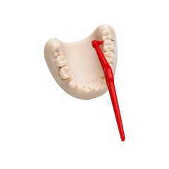 Angle Saplı Arayüz Fırçası 6 Lı Kırmızı 0,5 Mm